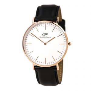 DANIEL WELLINGTON WITH LEATHER BELT, WRIST WATCH, MENS WATCHES