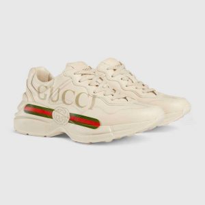 SNEAKERS "RHYTON" IN PELLE, gucci