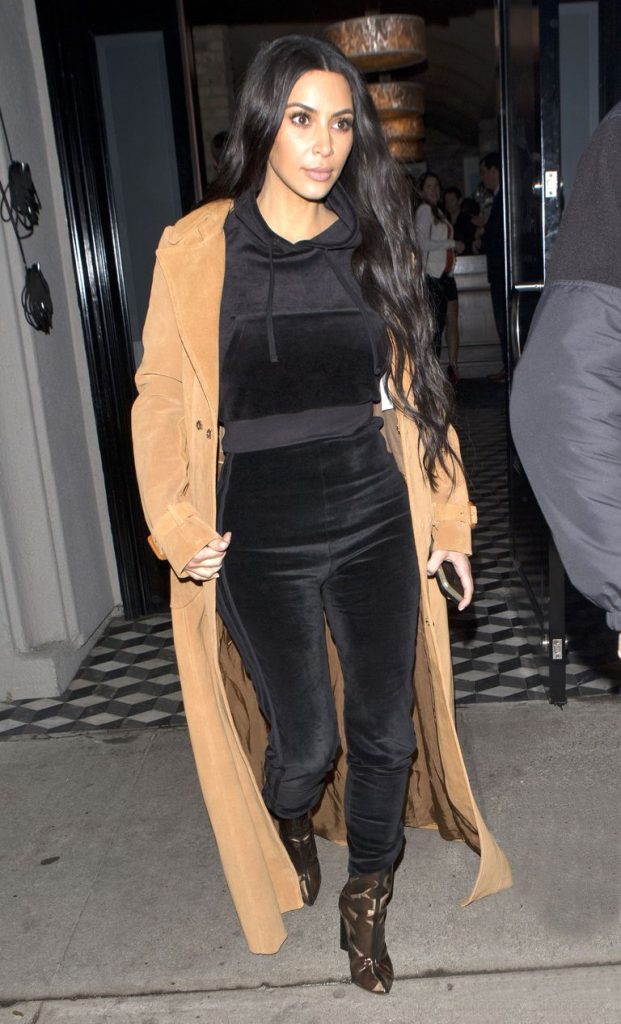 Kim Kardashian, look, outfit, west