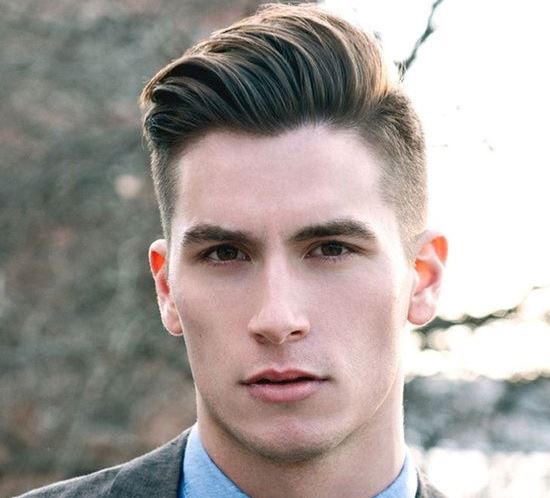 Mens Hairstyle on one side