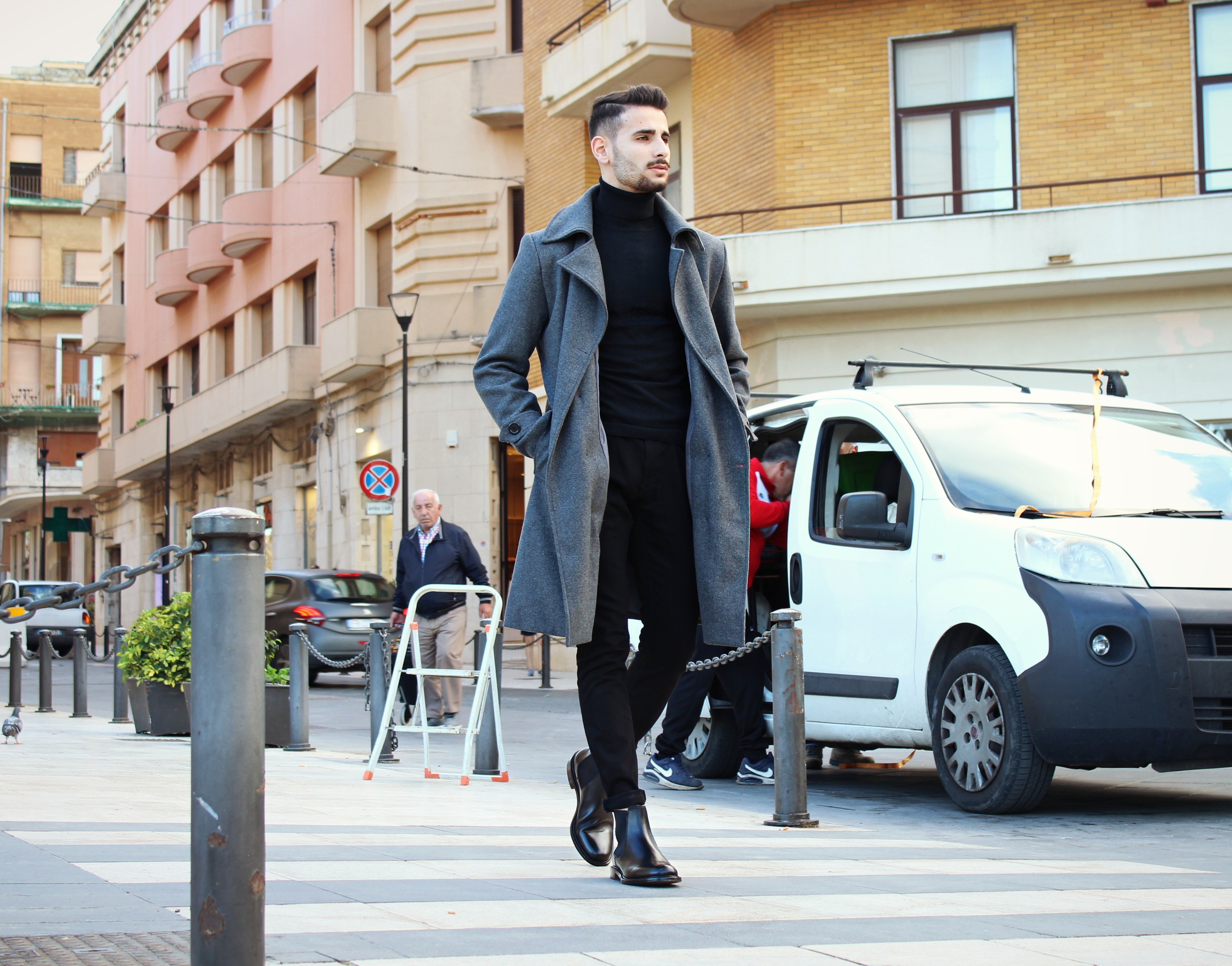 firera, corrado firera, cfmagazine, how to combine a long coat for men
