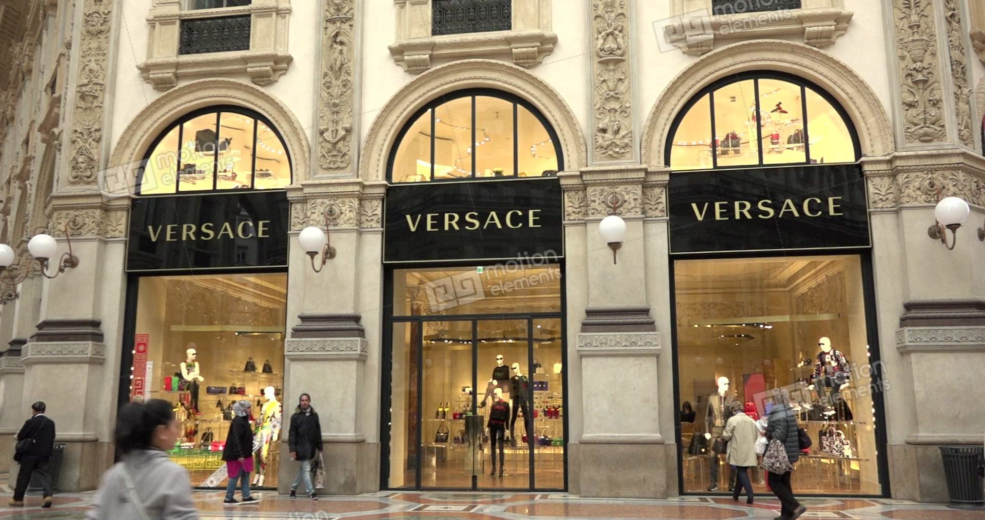 versace, negozio milano