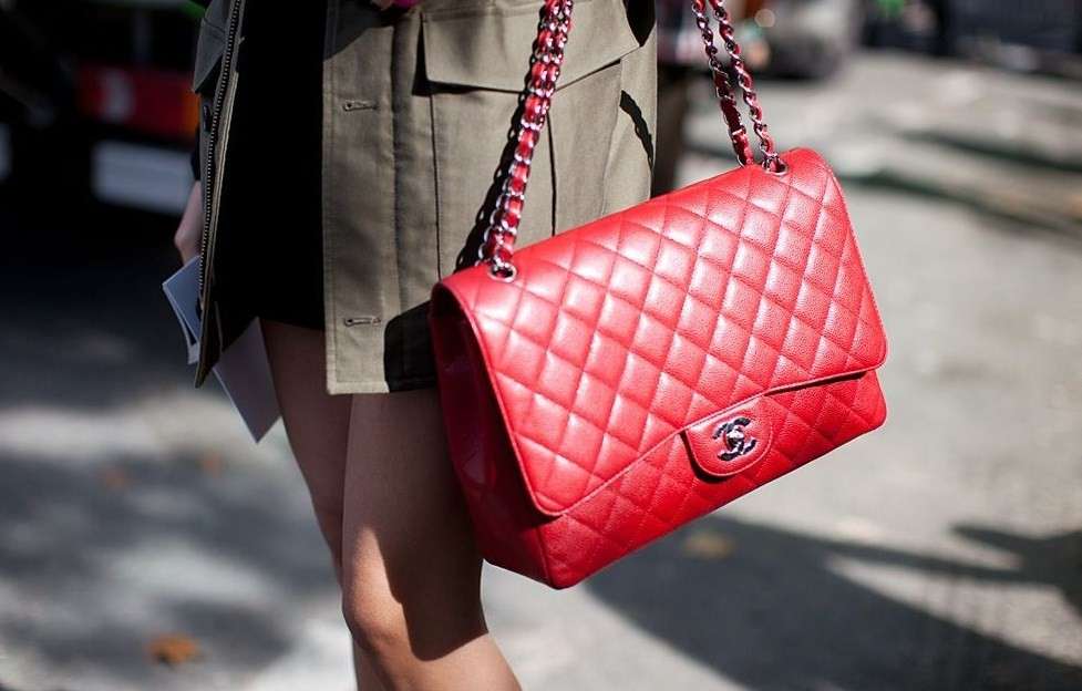 women red bag