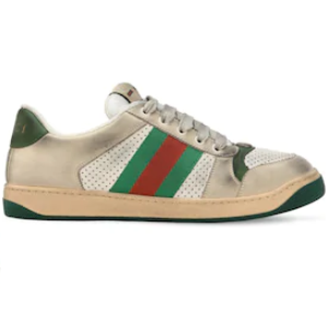 GUCCI SNEAKERS "SCREENER" IN PELLE EFFETTO VINTAGE 20MM