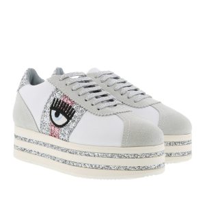 Chiara Ferragni Sneakers HS White/Fuxia CF2100-A Nuova Collezione A/I 2018-19