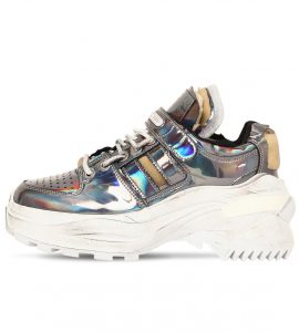 MAISON MARGIELA SCARPE DA DONNA "RETROFIT" IRIDESCENTI 60MM