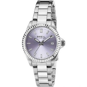 Orologio BREIL DONNA CLASSIC ELEGANCE quadrante MONO-COLORE VIOLETTO movimento SOLO TEMPO - 3H QUARZO e BRACCIALE ACCIAIO EW0239