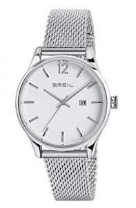 Breil Orologio Analogico Quarzo Donna con Cinturino in Acciaio Inox TW1567, 33 mm, Colore: Argento