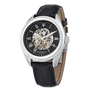 Maserati Orologio da Uomo Analogico Automatico con Cinturino in Pelle – R8871612001