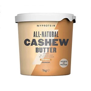 MyProtein Natural Cashew Butter Burro di Arachidi - 1 kg, proteine in polvere