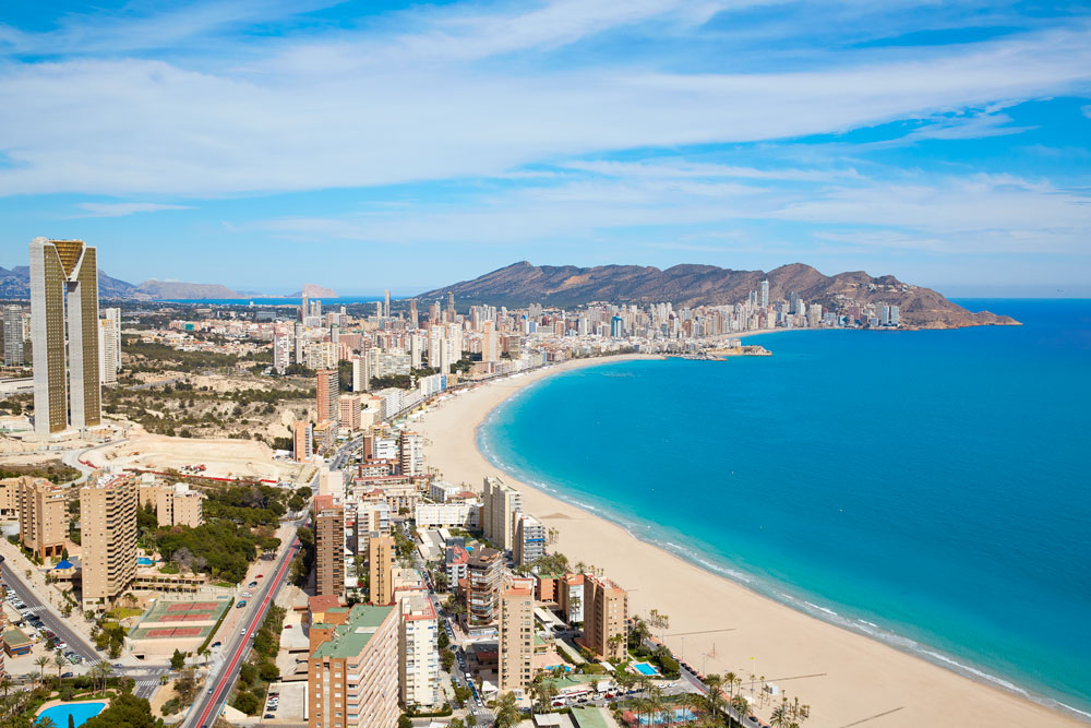 benidorm, migliori destinazioni europee dell'estate