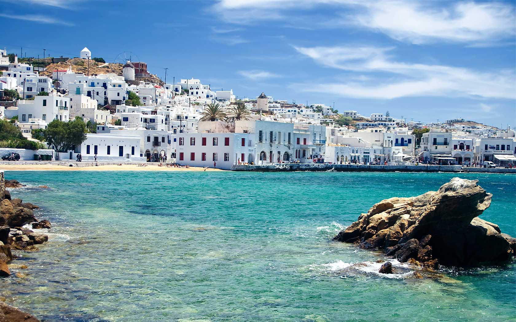 mykonos, destinazioni del divertimento, estate 2019