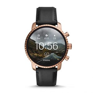 Fossil Smartwatch Uomo con Cinturino in Pelle FTW4017, orologi sportivi uomo