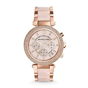 Michael Kors Orologio Cronografo Quarzo Donna con Cinturino in Acciaio Inox MK5896