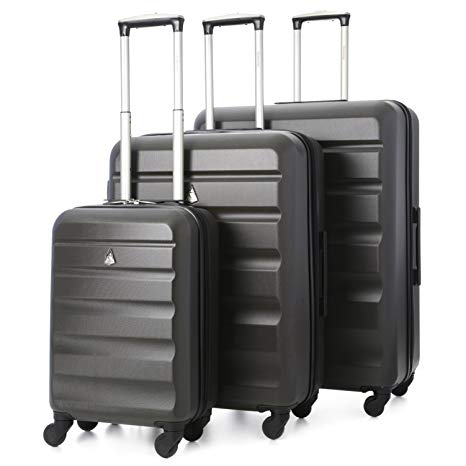 Aerolite - Set de 3 Trolley en ABS - maletas de viajes rigidas