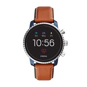 orologi sportivi uomo, orologi digitali, Fossil Smartwatch Uomo con Cinturino in Pelle FTW4016