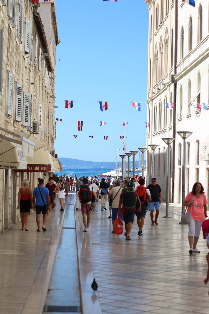 centro storico spalato, split, croazia