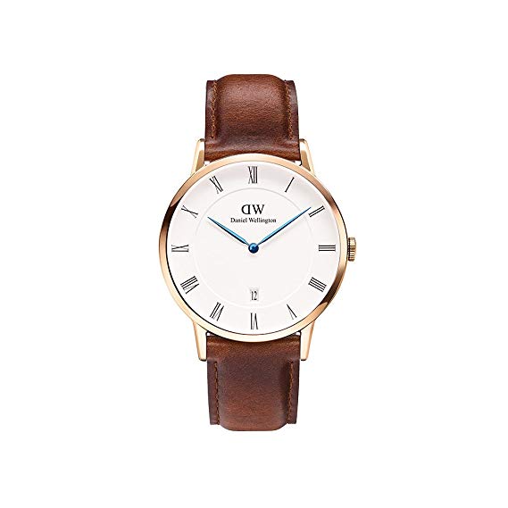 Daniel Wellington Orologio Analogico Quarzo Uomo con Cinturino in Pelle DW00100086