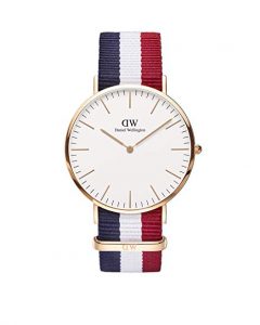 Daniel Wellington Classic Cambridge, Orologio da polso Uomo, ⌀ 40mm, Eggshell White
