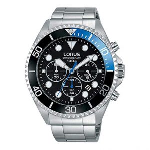 LORUS Orologio Cronografo Quarzo Uomo con Cinturino in Acciaio Inox RT315GX9
