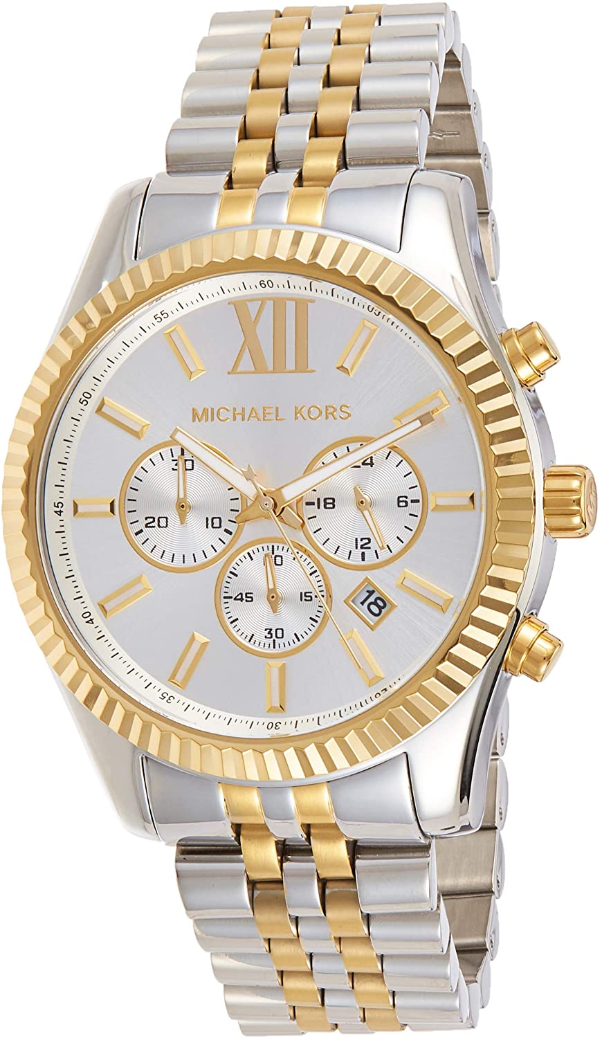 Michael Kors Orologio Cronografo Quarzo Uomo con Cinturino in Acciaio Inox MK8344