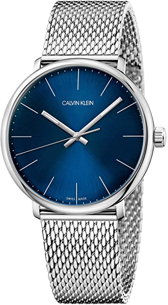 Calvin Klein Orologio Analogico-Digitale Quarzo Unisex Adulto con Cinturino in Acciaio Inox K8M2112N
