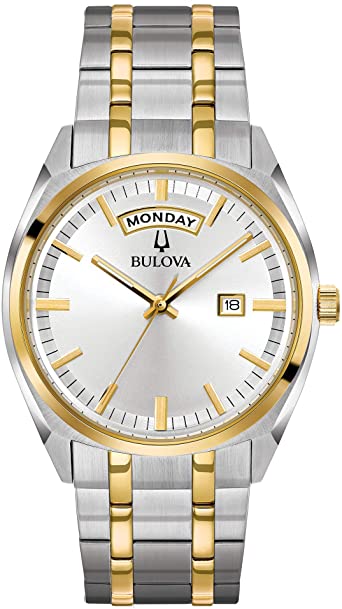 Bulova Orologio Analogico Quarzo Uomo con Cinturino in Acciaio Inox 98C127