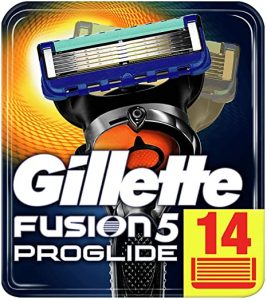 Gillette Fusion5 ProGlide Lamette di Ricambio per Rasoio, 14 Lamette da barba