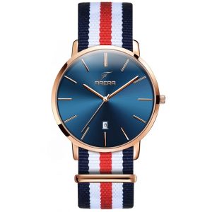 Firera BlueParis, orologio minimalista con cinturino nato per uomo