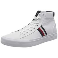Tommy Hilfiger Leather, Sneaker Corporate Midcut in Pelle Uomo
