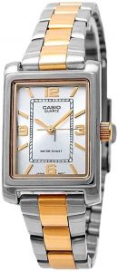 Casio Orologio Analogico Classico Quarzo Donna con Cinturino in Acciaio Inox LTP-1234PSG-7A
