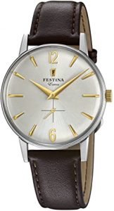 Festina Orologio Analogico Unisex con Cinturino in Pelle F20248/2
