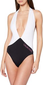 Calvin Klein Plunge Front One Piece Reggiseno Bikini Donna
