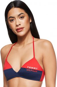 Tommy Hilfiger Fixed Triangle RP Parte Superiore del Bikini Donna
