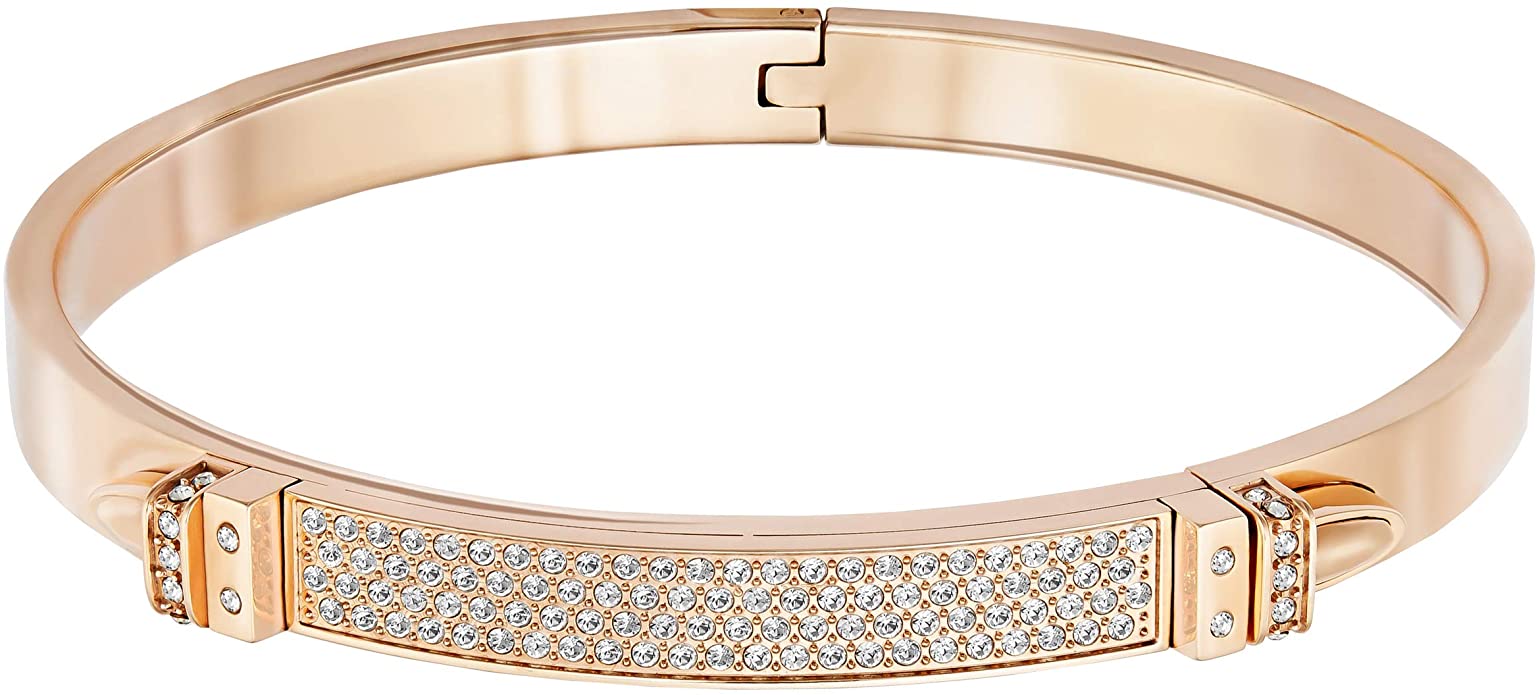 Swarovski Collana A Y Attract Soul, Bianco, Placcato Color Oro Rosa
