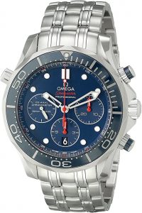 Omega 21230445003001 Diver 300 M Co-Axial Chronograph Sliver Watch, orologi omega
