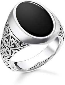 THOMAS SABO Anello da Uomo Argento 925, anelli uomo
