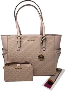 3 pz MICHAEL KORS Gilly LRG coulisse Multifunzione Viaggio Tote In bundle con Portafoglio NL Sciarpa Raso
