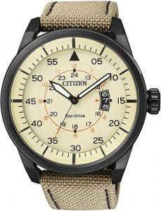 Citizen Aviator Eco Drive AW1365-19P - Orologio da polso Uomo, orologi militari
