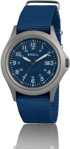 Orologio BREIL UOMO ARMY quadrante MONO-COLORE BLU movimento SOLO TEMPO - 3H QUARZO e CINTURINO SINTETICO BLU TW1485
