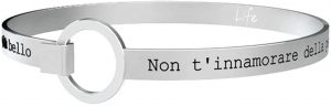 KIDULT LIFE Collection Bracciale in acciaio NON TI INNAMORARE .... 231714
