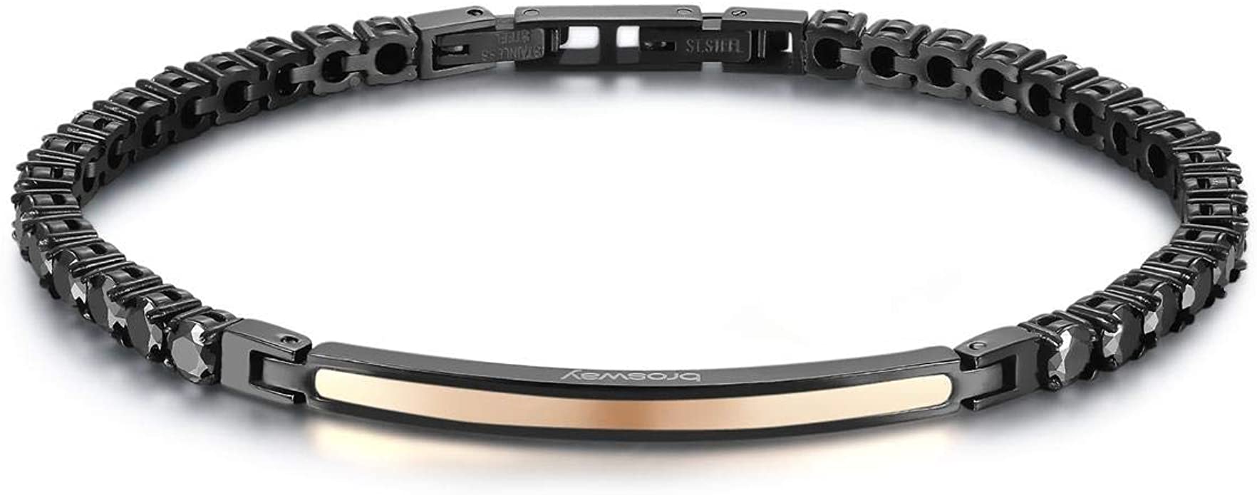 Brosway Bracciale Tipo Tennis Uomo Acciaio Avantgarde BVD16
