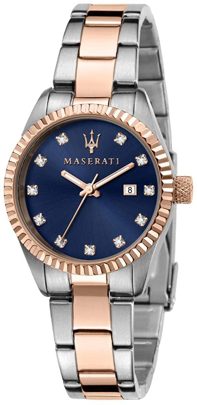 Maserati Orologio Donna, Collezione COMPETIZIONE, in Acciaio, PVD Oro rosa - R8853100507