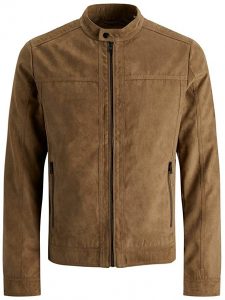 JACK & JONES Jjewarner Jacket Noos Giacca in Ecopelle Uomo
