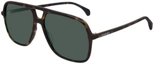 Gucci Occhiali da Sole GG0545S DARK HAVANA/GREEN 58/15/145 uomo
