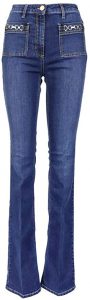 Elisabetta Franchi Luxury Fashion Donna PJ01S11E2139 Blu Cotone Jeans | Primavera-Estate 21
