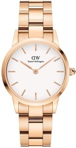 Daniel Wellington Iconic Link Orologio Donna, 28mm, in Acciaio Inox, Oro Rosa
