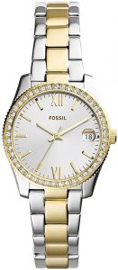 Fossil Scarlette Mini Orologio da donna, misura cassa 32 mm, movimento al quarzo, cinturino in acciaio inossidabile
