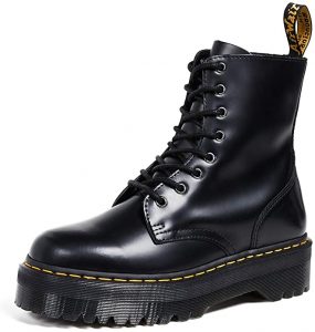 Dr. Martens 15265001 Jadon Polished Smooth, Scarpe Stringate Basse Brogue Uomo
