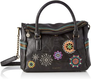 Desigual PU Hand Bag, Borsa a Mano. Donna, Marrone, U
